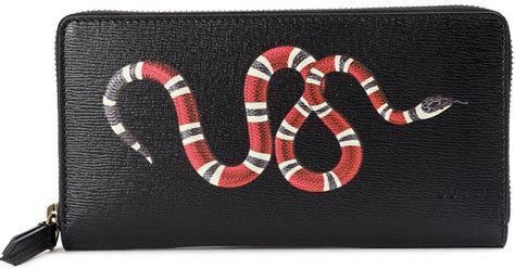 gucci kingsnake wallet authentic|Gucci snake wallet men's.